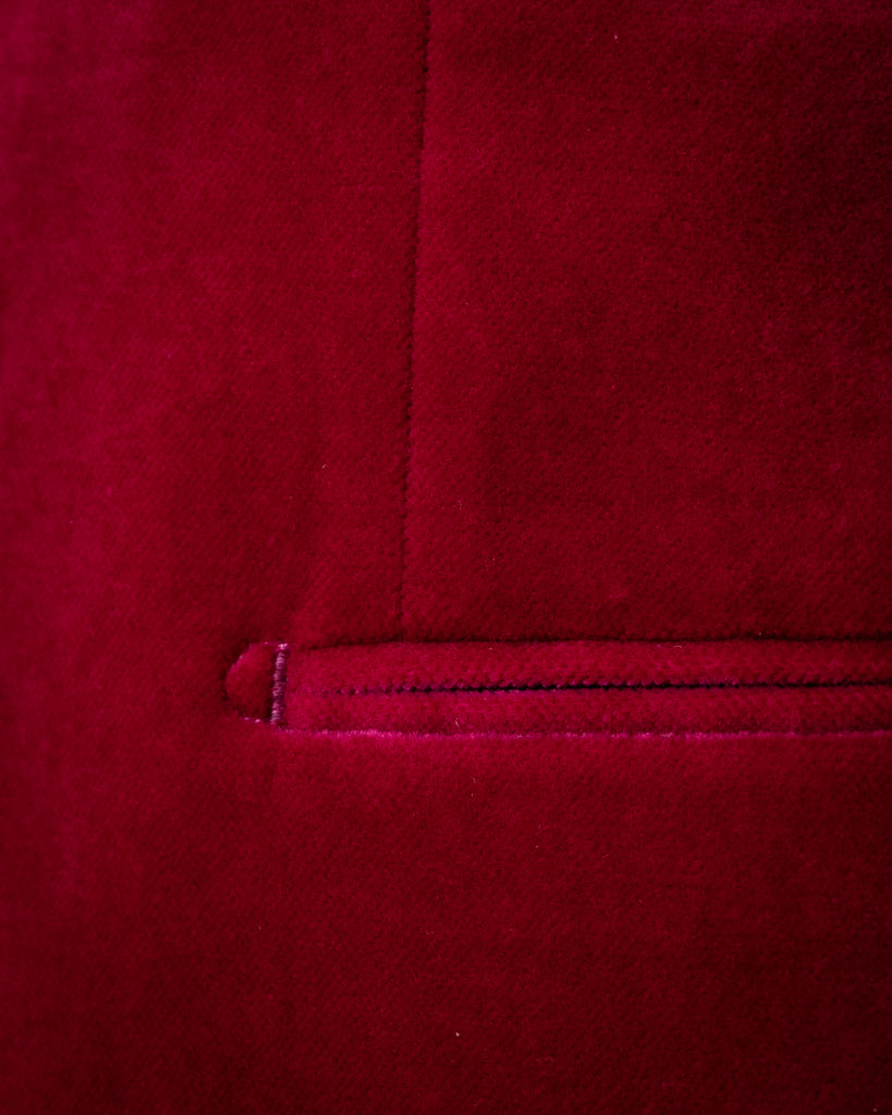 Giacca Velluto Rosa Lampone