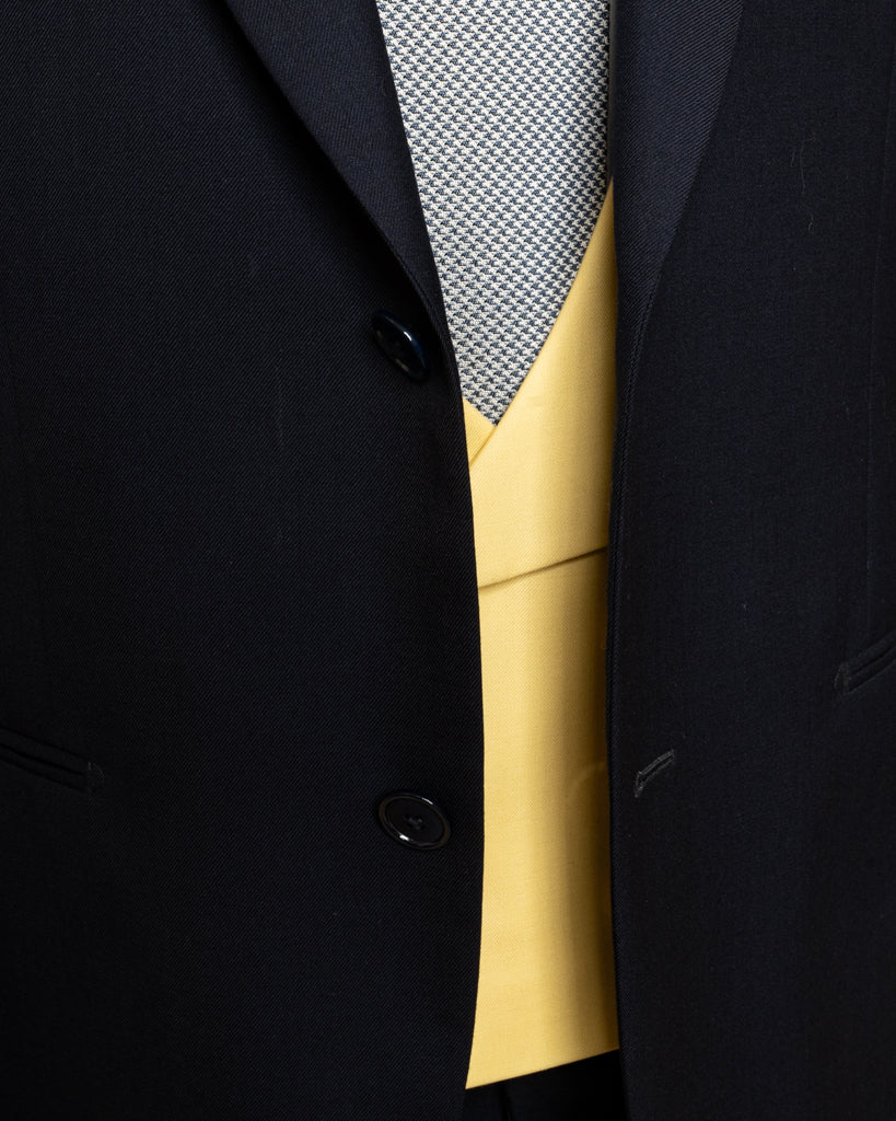 Gilet Giallo Doppiopetto Cerimonia