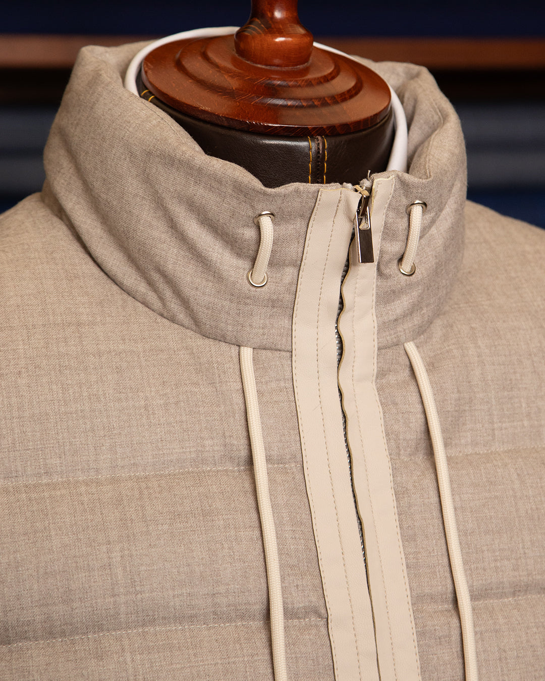 Gilet Piumino Beige Casual