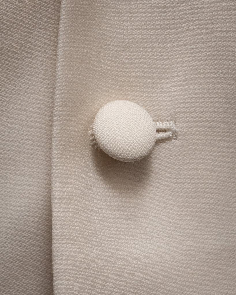 Gilet Bianco Sciallato