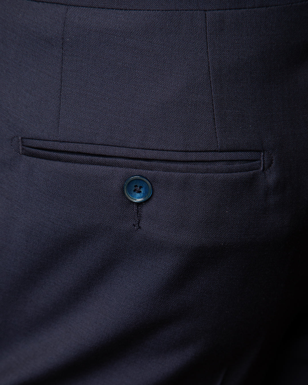 Perugino Double-Breasted Medium Blue Suit