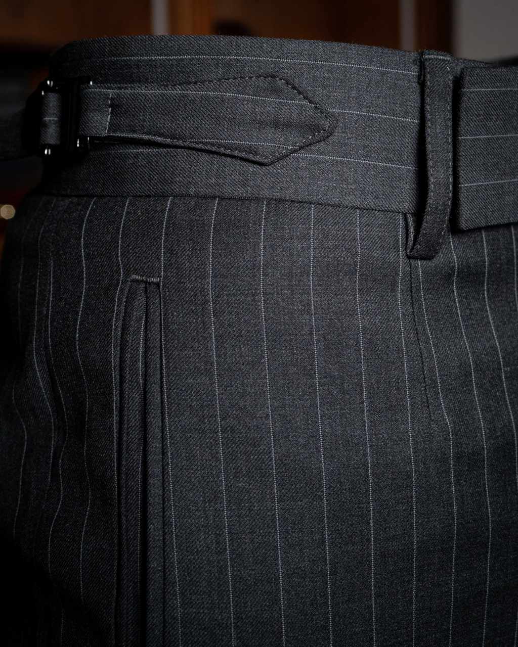 Pantalone Borromini Gessato Grigio