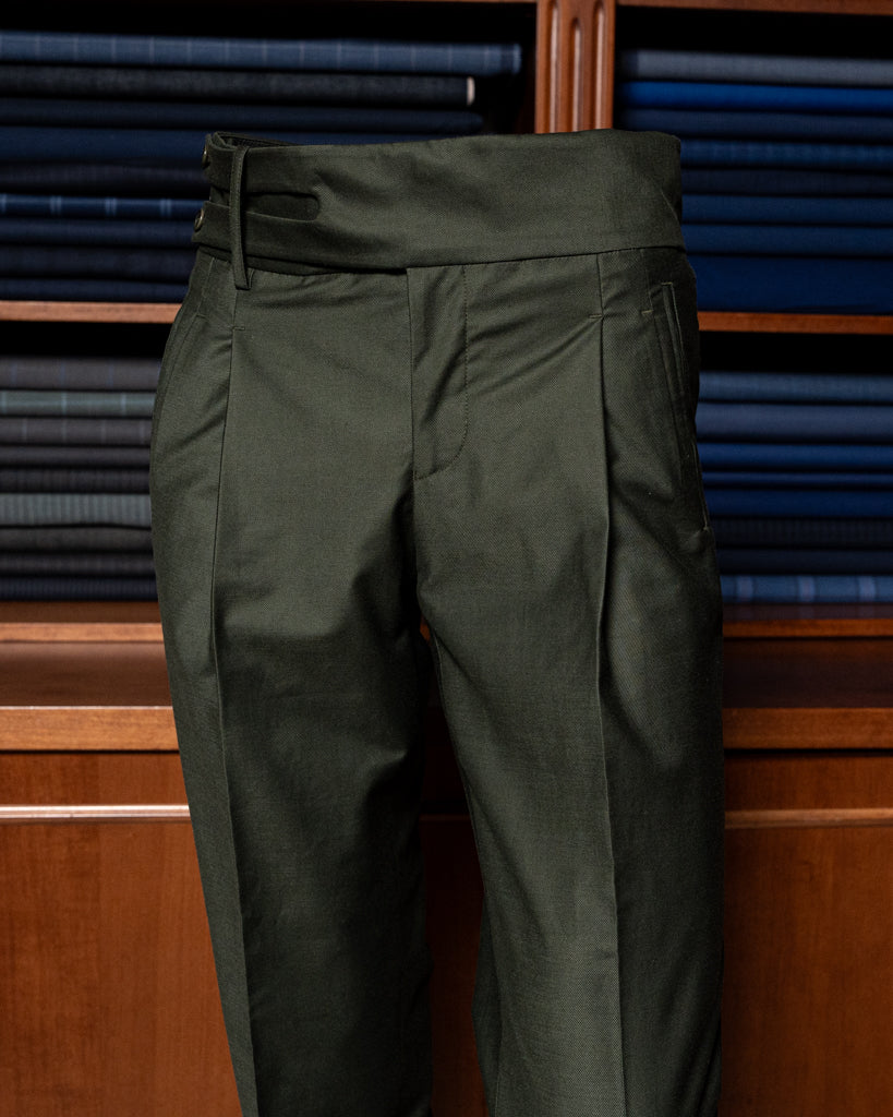Pantalone Botticelli Army Green