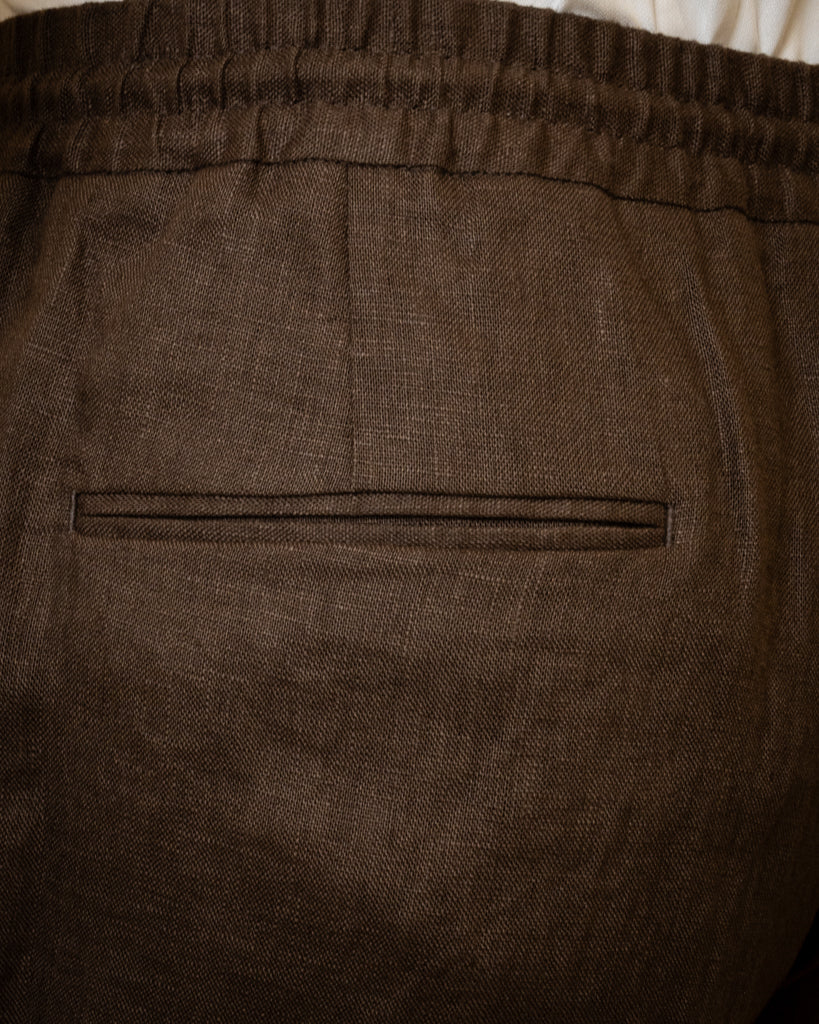 Casual Dark Brown Pants