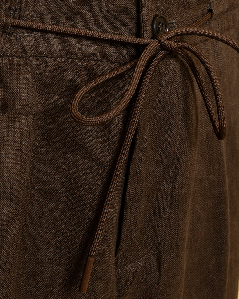 Casual Dark Brown Pants