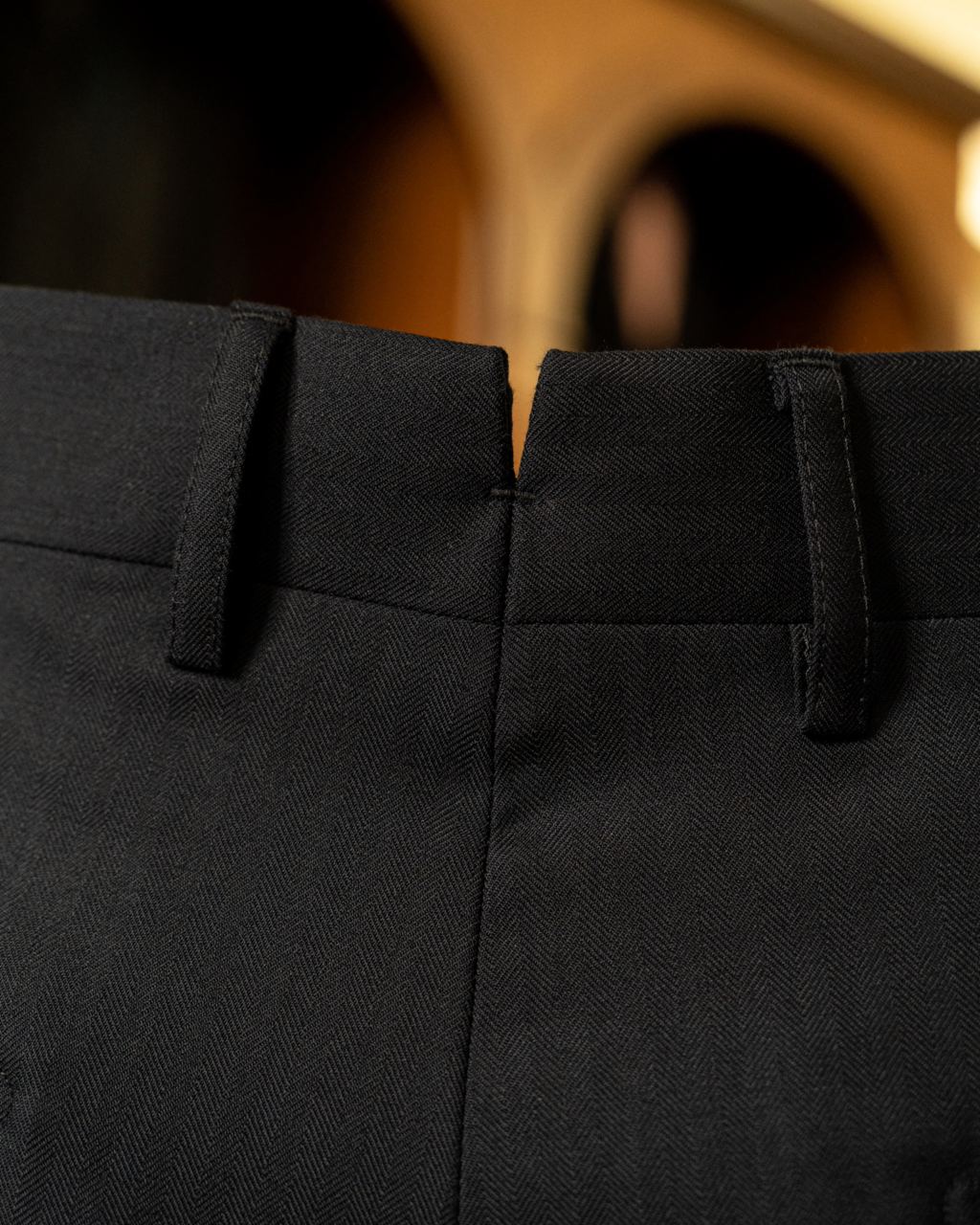 Pantalone Tiziano Blu Navy Spinato