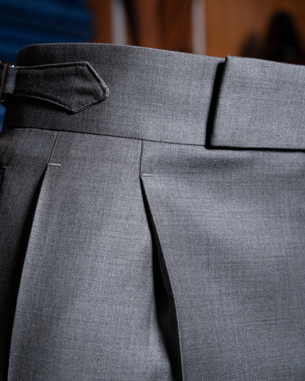 Pantalone Borromini Grigio Fumo di Londra