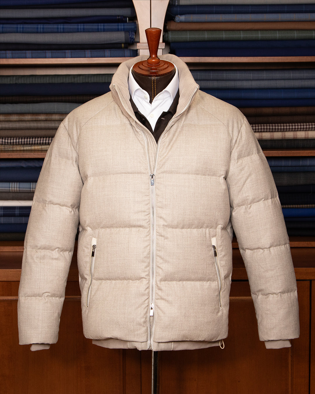Piumino Casual Beige