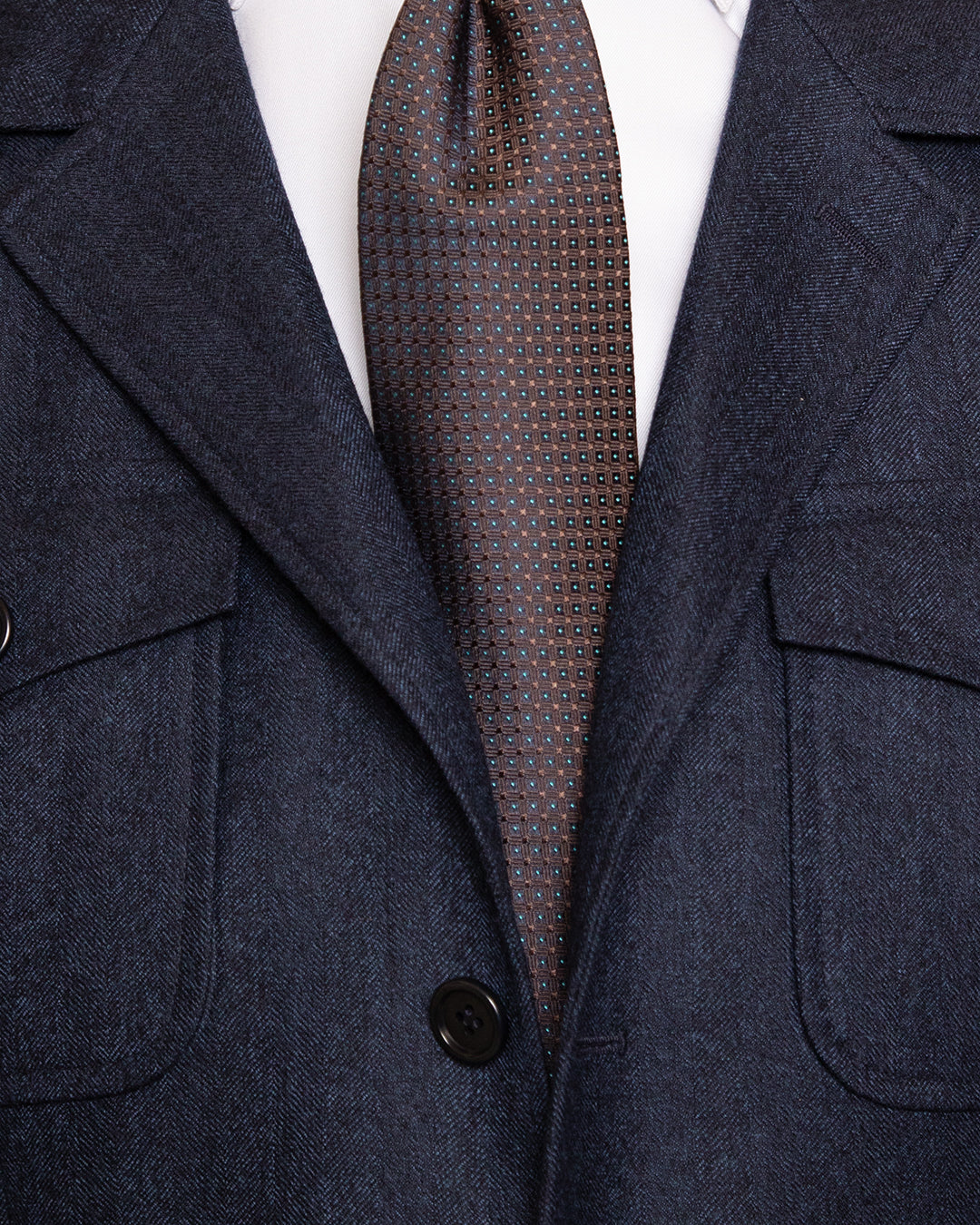 Sahariana Herringbone Blue