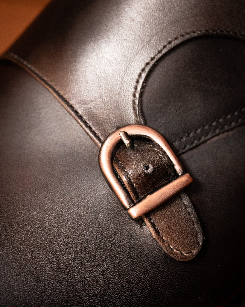 Scarpa Doppia Fibbia Marrone