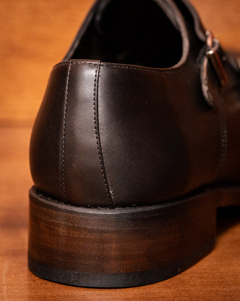 Scarpa Doppia Fibbia Marrone