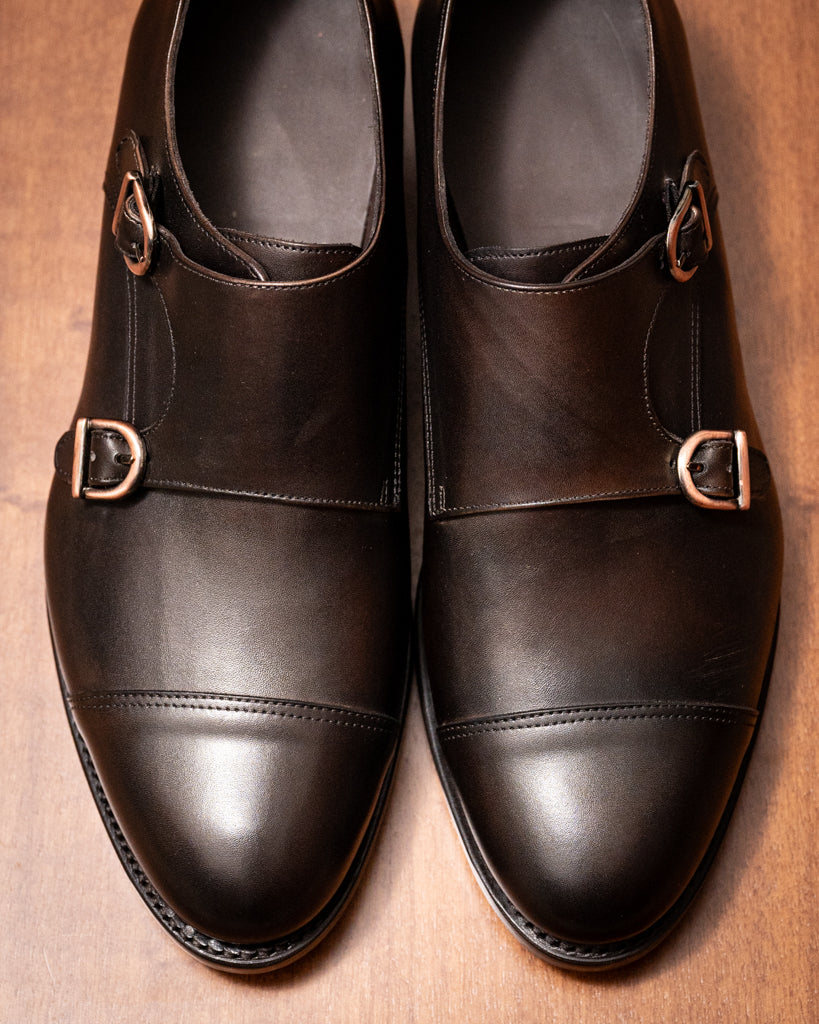Scarpa Doppia Fibbia Marrone
