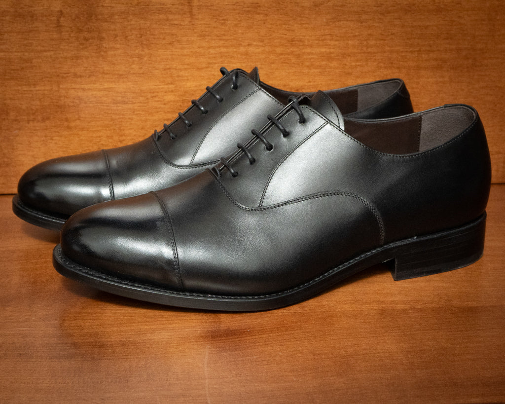 Shiny Black Zurigo Shoe