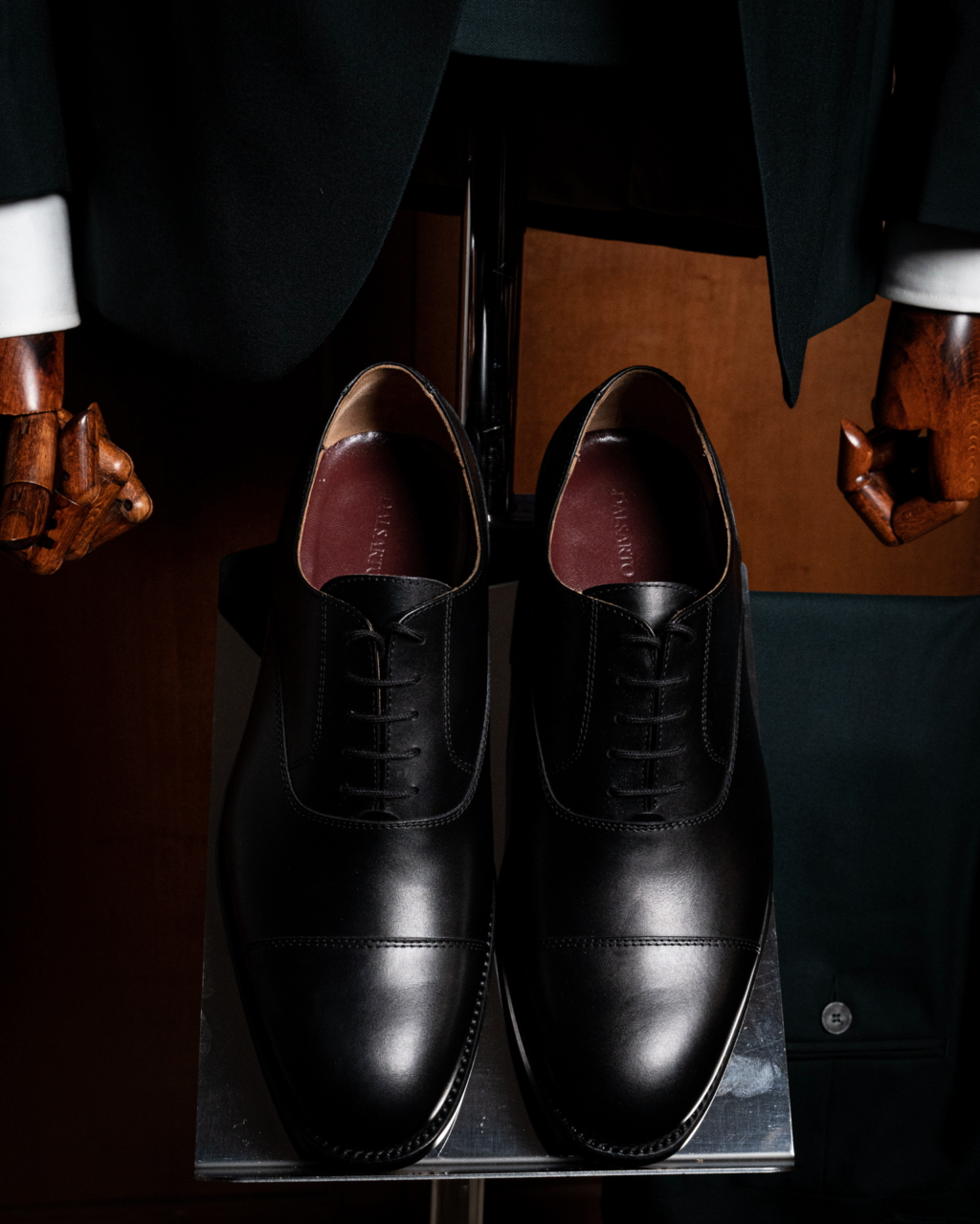 Matte Black Oxford Shoe
