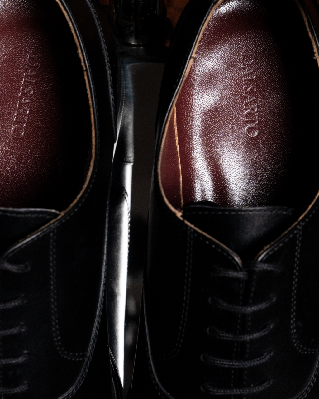 Scarpa Nera Opaca Oxford