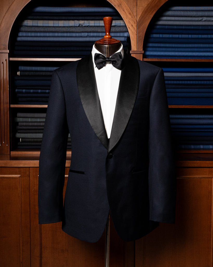 Donatello Black Shiny Tuxedo with Vest