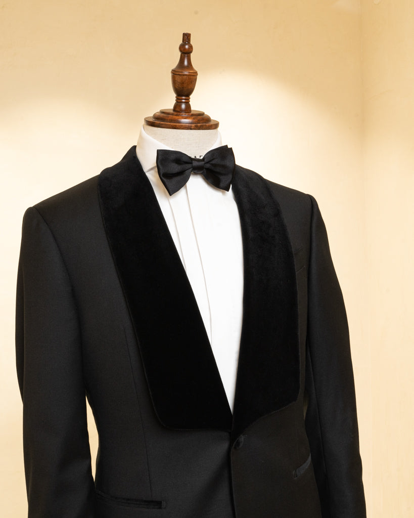Donatello Black Tuxedo Square with Black Velvet