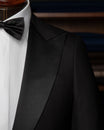Michelangelo Blue Black Tuxedo with Vest