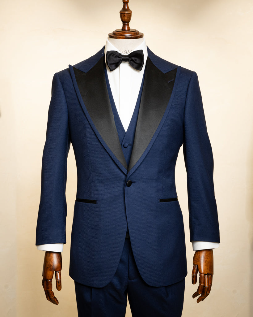 Michelangelo Blue Bird's Eye Tuxedo