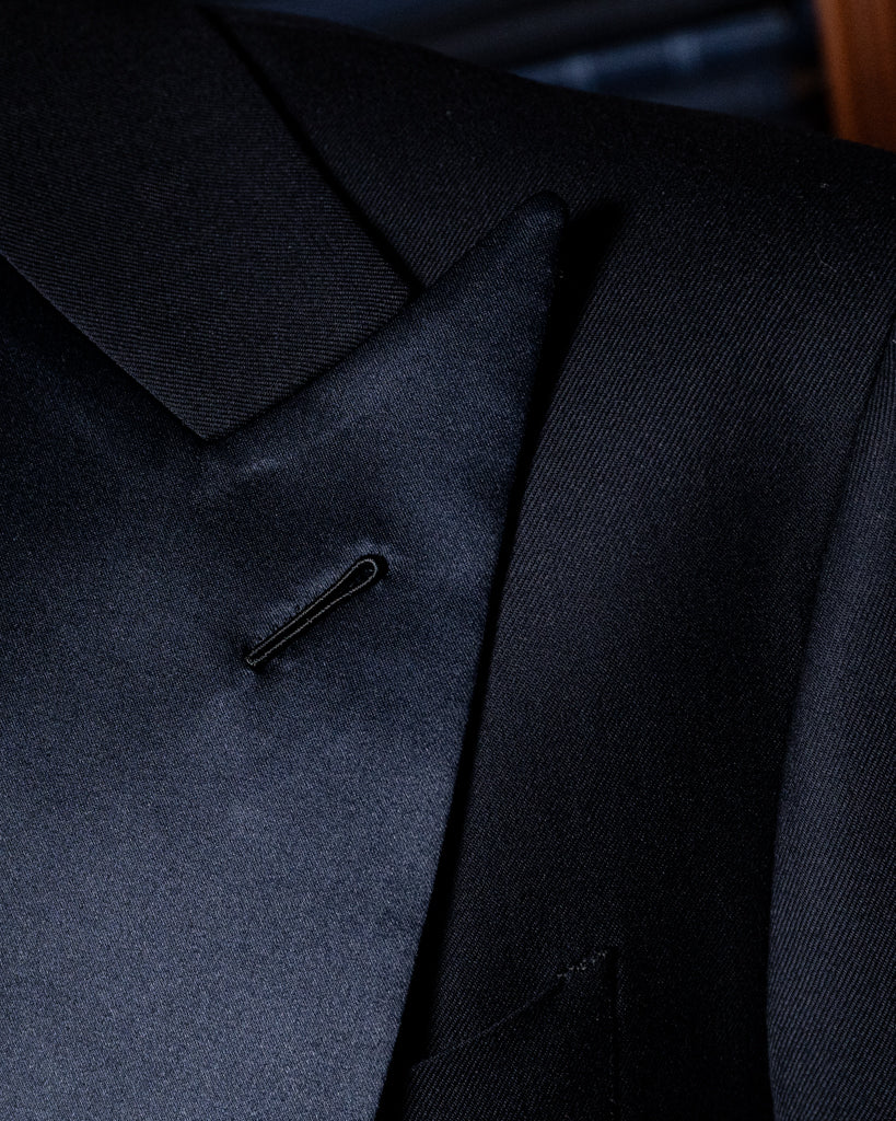 Smoking Michelangelo Blu Petrolio Scuro con Gilet