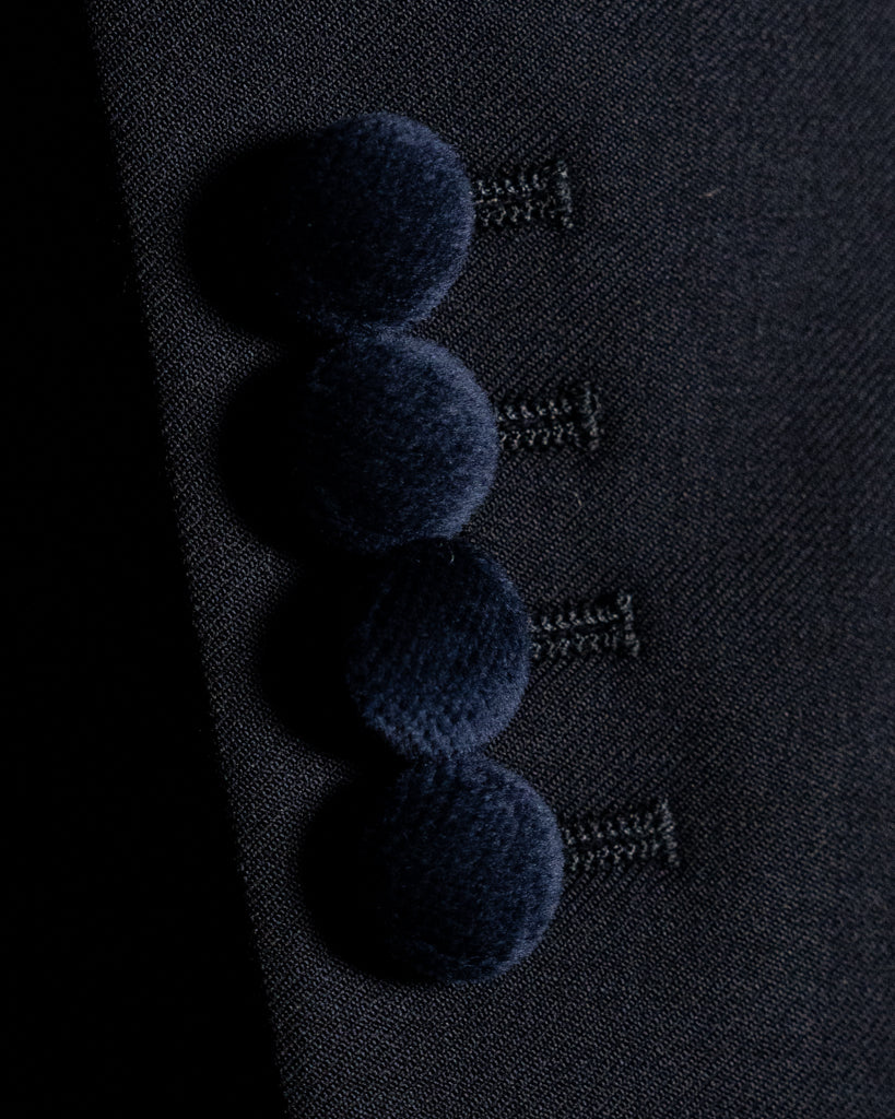 Gritty Tuxedo with Dark Blue Velvet