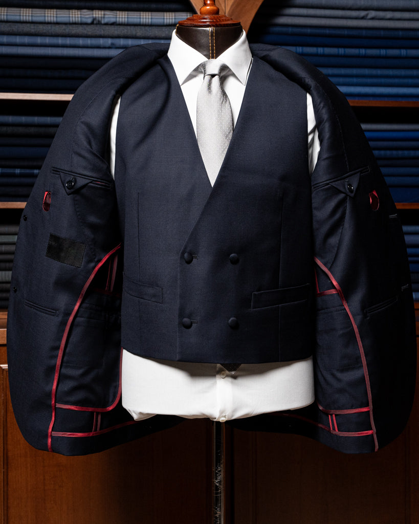 Abito Bernini Blu Notte con Gilet