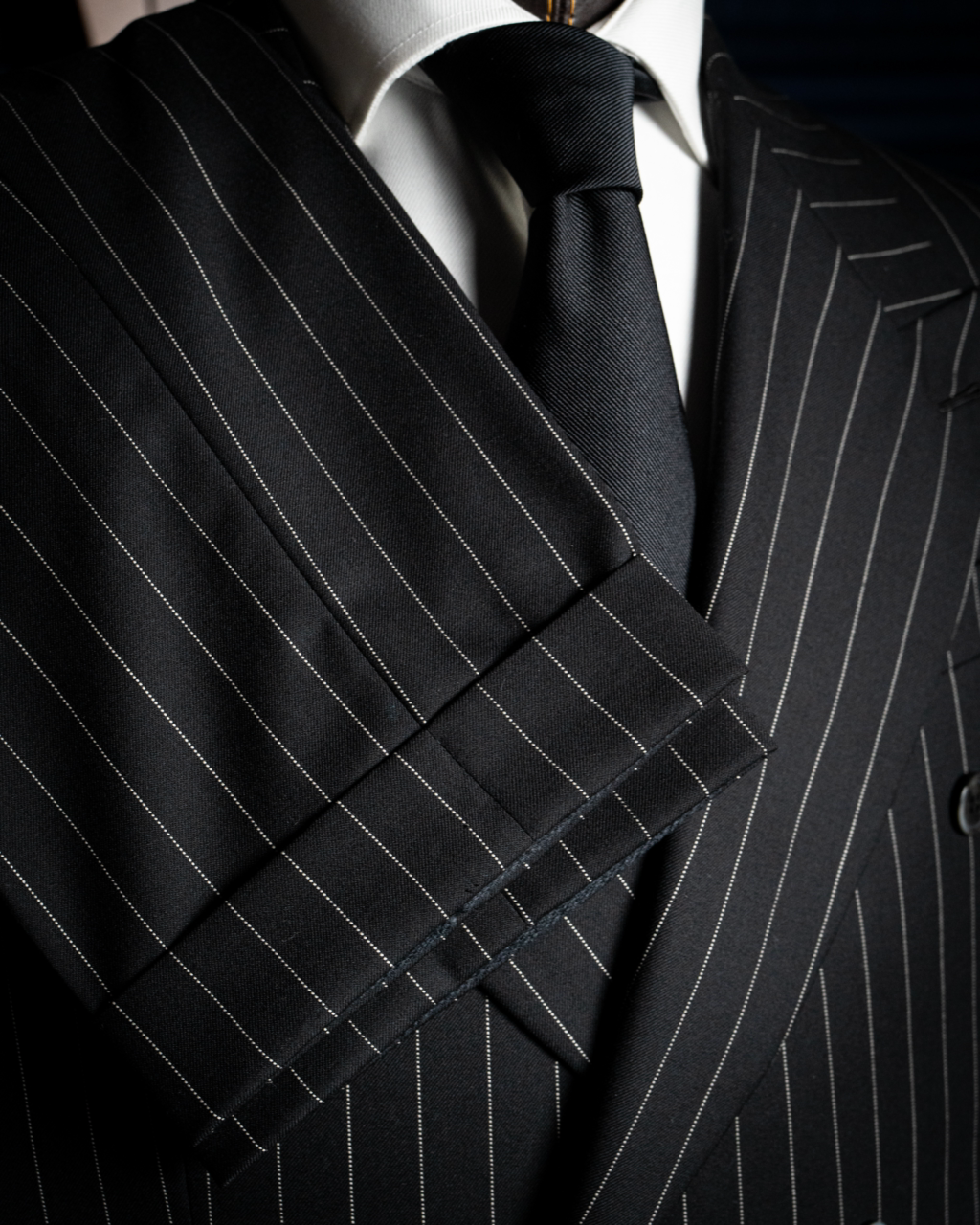 Dark Gray Pinstripe Canova Suit