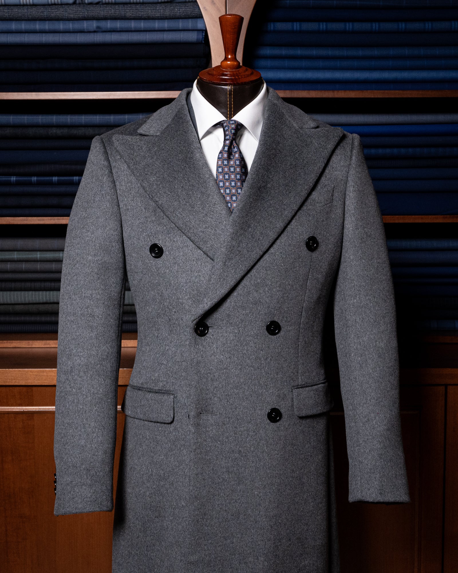 Ash Gray Ghiberti Coat