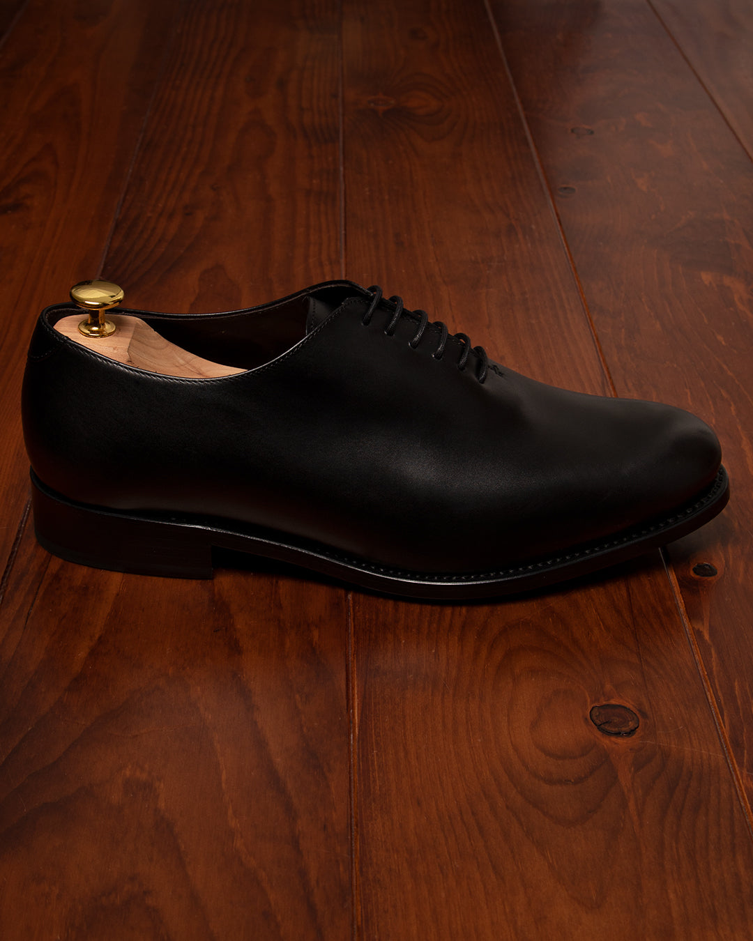One Piece Matte Black Shoe