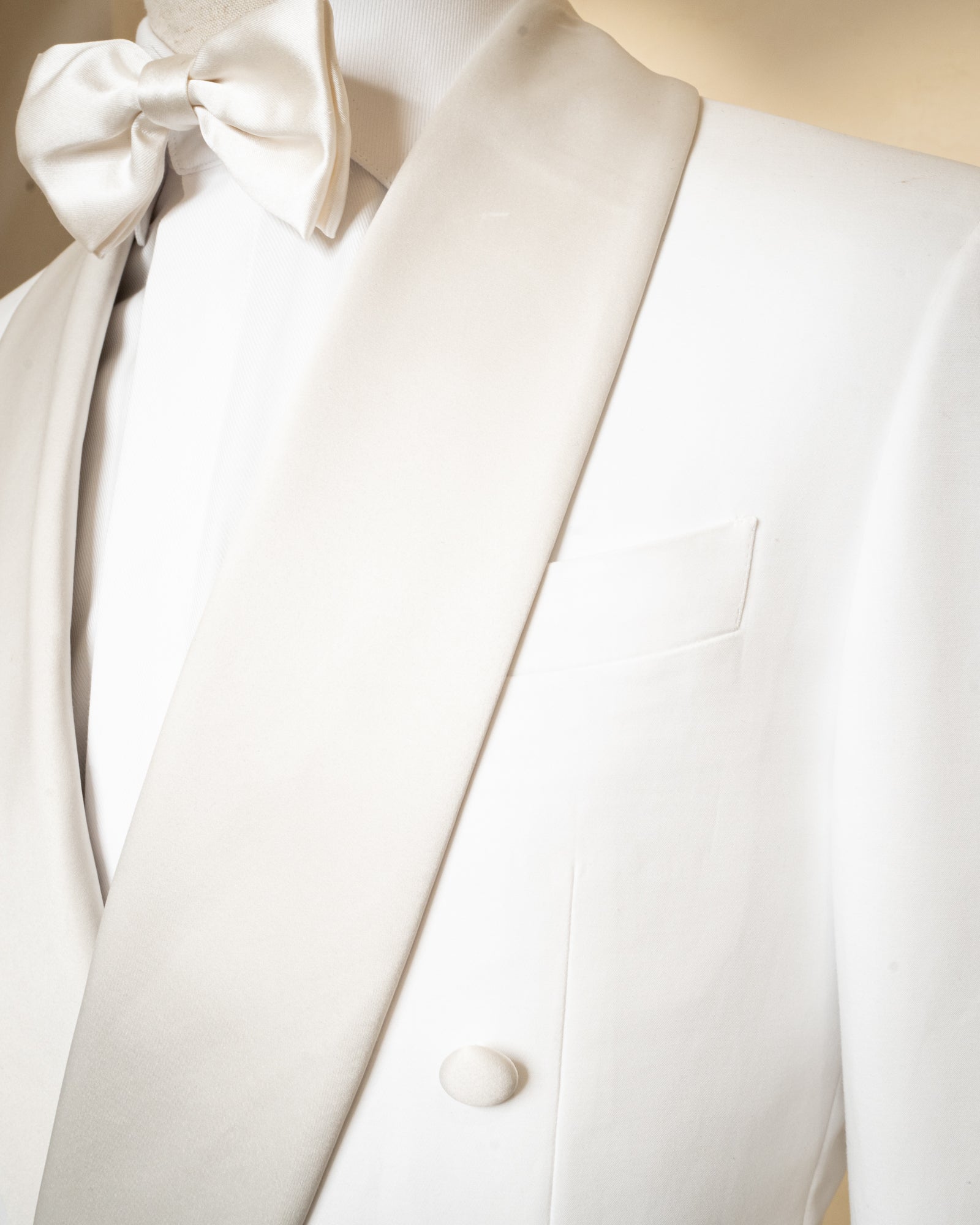 White Double Breasted Tuxedo