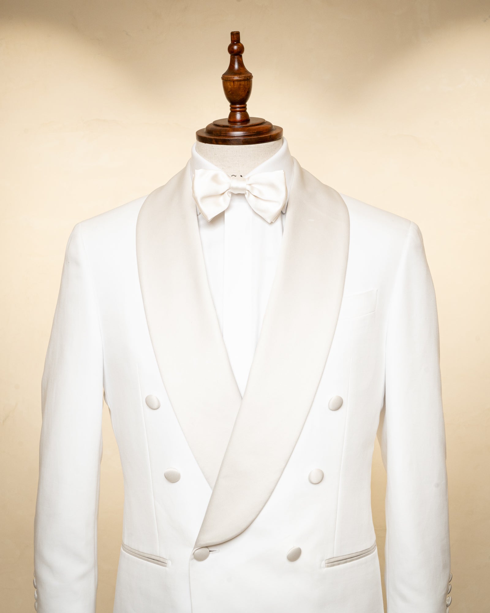 White Double Breasted Tuxedo
