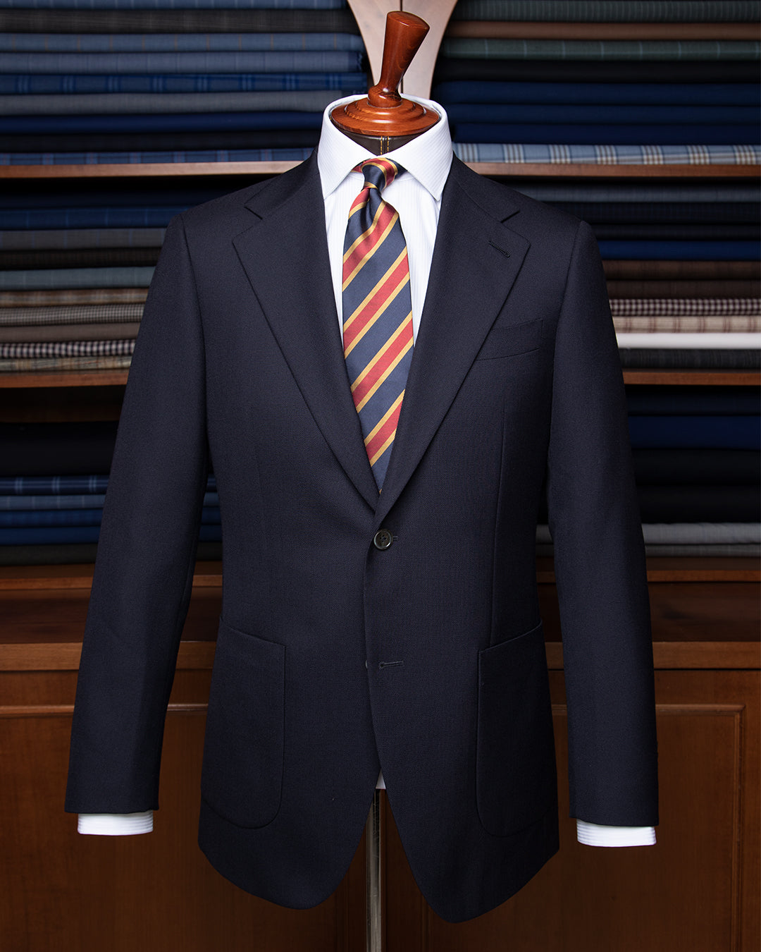 Blazer Blu Notte con Tasca a Toppa