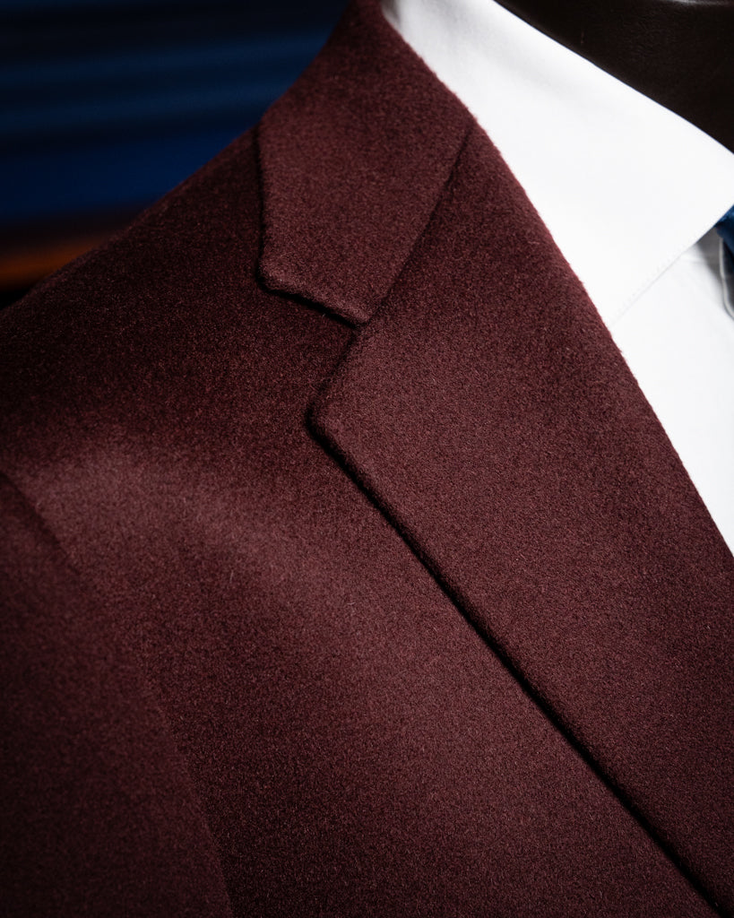 Giotto Wool Jacket Bordeaux
