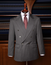 Perugino Herringbone Grey Suit