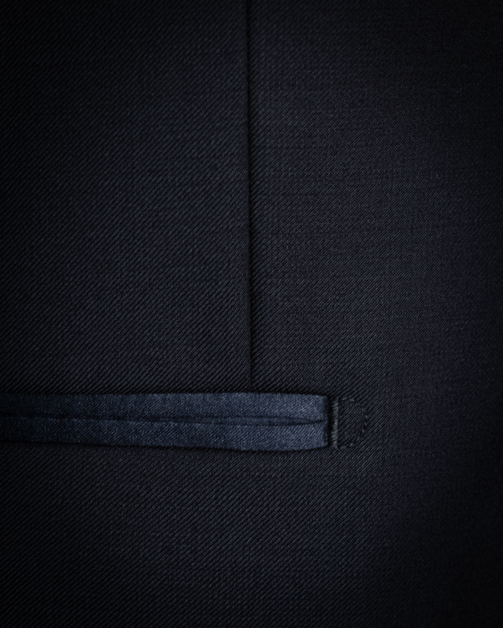 Black Michelangelo Tuxedo with Satin